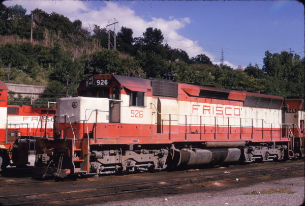 SD45 926 at Kansas City, Missouri on July 3, 1974 (James Primm II)