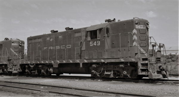 GP7 549 at Springfield, Missouri on September 1, 1968 (J.R. Quinn)