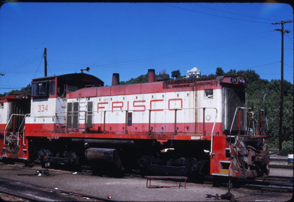 SW1500 334 at Kansas City, Missouri on June 29, 1980 (Mark Lynn)
