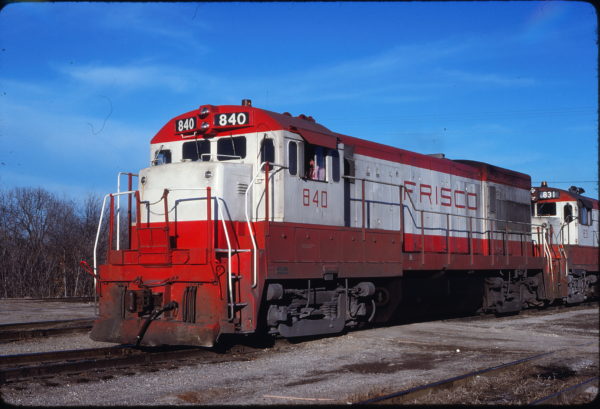 U30B 840 at Springfield, Missouri on January 2, 1980 (James Holder)