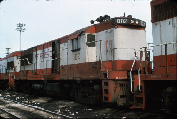 U25B 802 at Hamlet, North Carolina on September 21, 1975 (McMann)