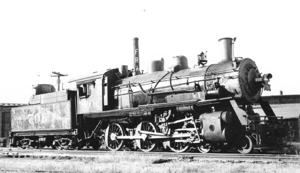4-6-0 706 at Enid, Oklahoma on September 24, 1948 (Arthur B. Johnson)