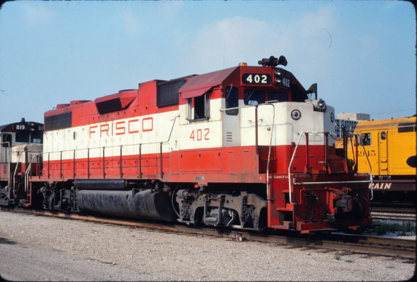 GP38-2 402 at Tulsa, Oklahoma on July 4, 1976 (Mel Lawrence)