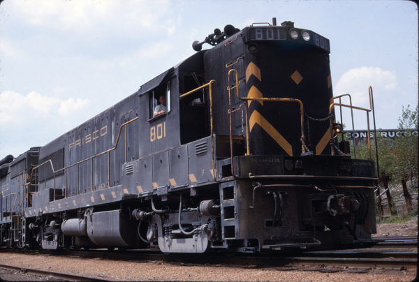 U25B 801 at Kansas City, Kansas on May 3, 1969 (J.M. McMillan)