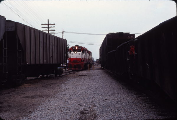 GP38-2 441 at West Plains, Missouri in May 1979 (Ken McElreath)