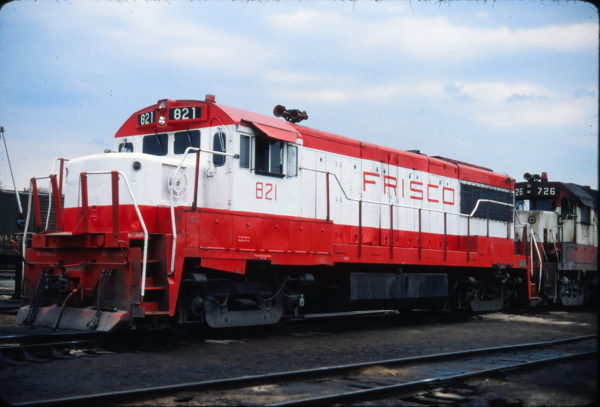 U25B 821 at St. Louis, Missouri on April 20, 1979