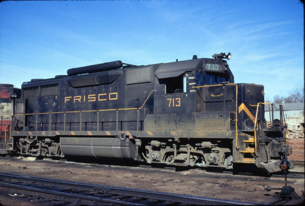 GP35 713 at Springfield West Yard in February 1971