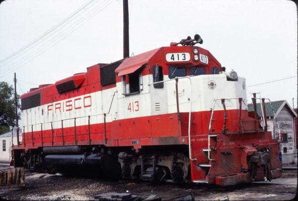 GP38-2 413 at Fort Worth, Texas on August 17, 1980