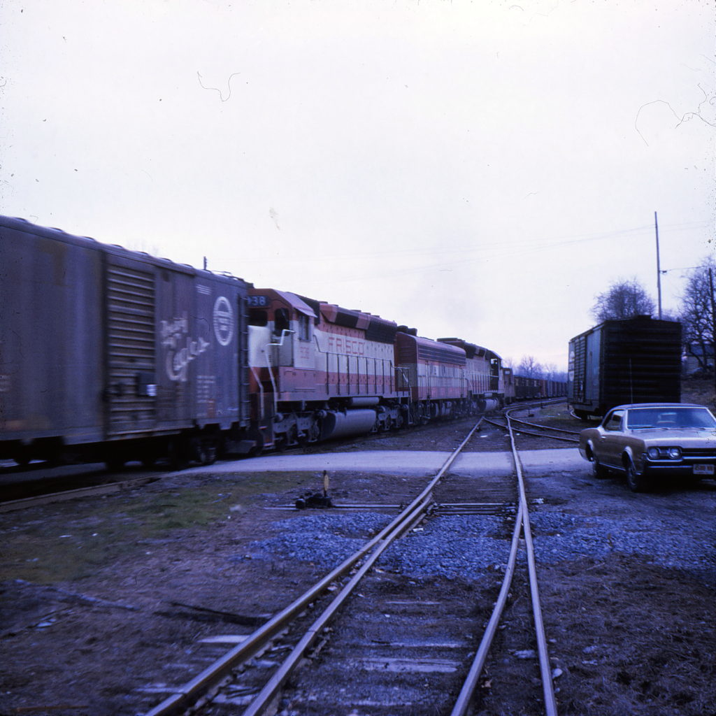 SD45 938 at Cape Girardeau, Missouri in 1970 (Ken McElreath)