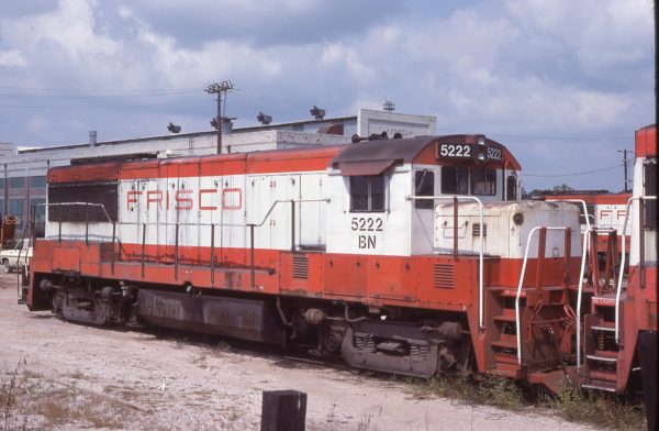 U25B 5222 (Frisco 820) at Springfield, Missouri on September 16, 1981 (J.B. Holder)