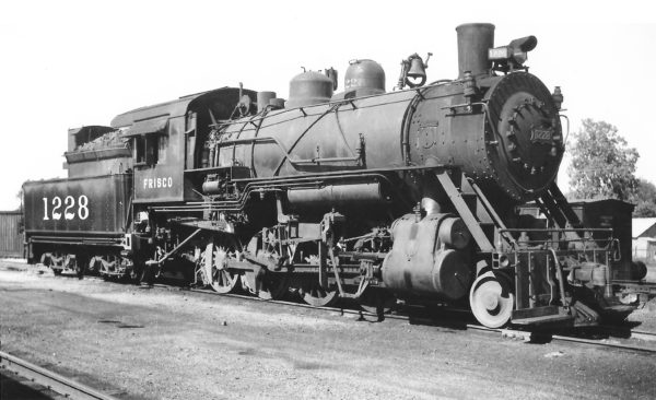 2-8-0 1228 at Baxter Springs, Kansas on May 16, 1948 (Arthur B. Johnson)