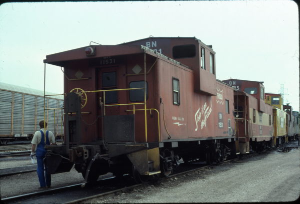 Caboose 11531 (Frisco 1201) at St. Louis, Missouri in June 1981 (Ken McElreath)