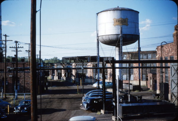 Lindenwood Yard, St. Louis, Missouri from Fyler Bridge on August 22, 1954 (Jim Ozment)