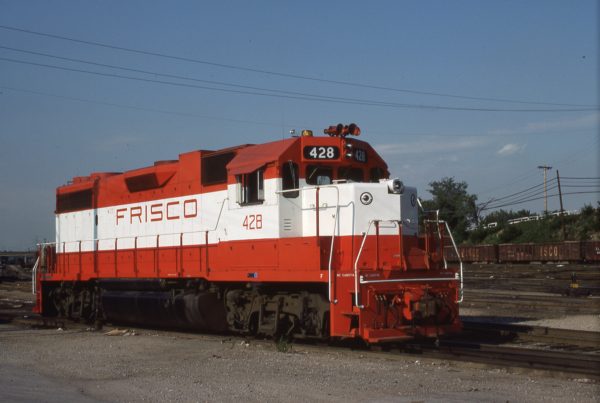 GP38-2 428 at St. Louis, Missouri on July 20, 1975