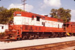 GP7 546 and Caboose 1150 at Willow Springs, Missouri in June 1975