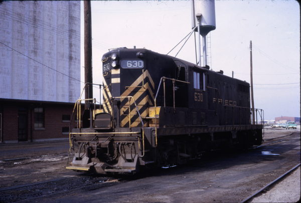 GP7 630 at Wichita, Kansas in March 1972