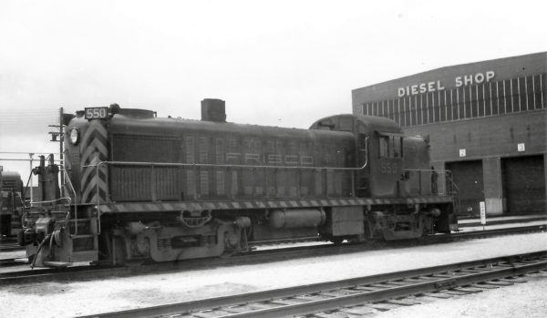 RS-2 550 at Springfield, Missouri on April 12, 1953 (Arthur B. Johnson)