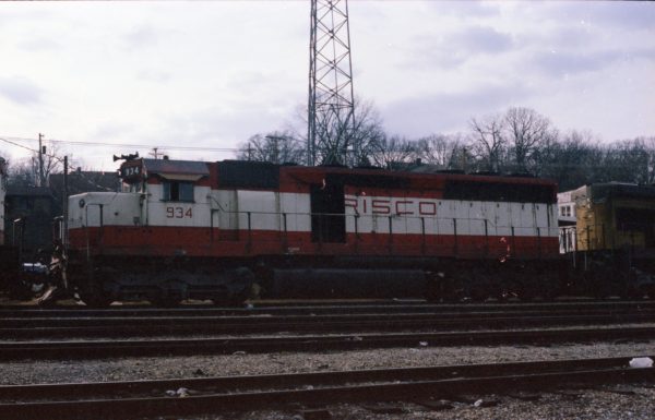 SD45 934 at Thayer, Missouri on December 28, 1978 (R.R. Taylor)