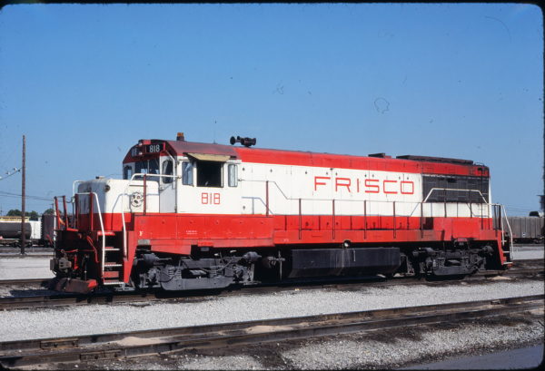 U25B 818 at Tulsa, Oklahoma in July 1980 (James Holder)