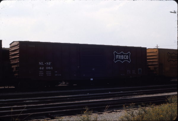 Boxcar 42081 at Tulsa, Oklahoma in August 1973