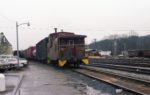 Caboose 1716 at Thayer, Missouri on December 29, 1978 (R.R. Taylor)