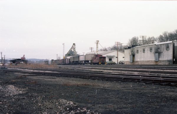 Caboose 1717 at Thayer, Missouri on December 29, 1978 (R.R. Taylor)