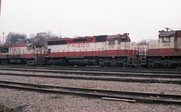 SD45 938 at Thayer, Missouri on December 29, 1978 (R.R. Taylor)