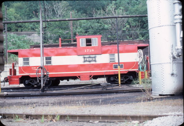 Caboose 1718, Kansas City, MO in August 1976