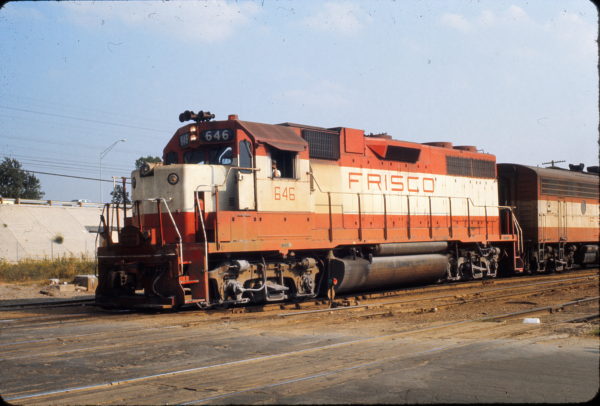GP38AC 646 at Tulsa, Oklahoma in August 1973