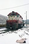 GP38-2 2321 (Frisco 466) at Thayer, Missouri on January 23, 1983 (R.R. Taylor)