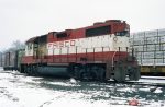 GP38-2 2321 (Frisco 466) at Thayer, Missouri on January 23, 1983 (R.R. Taylor)