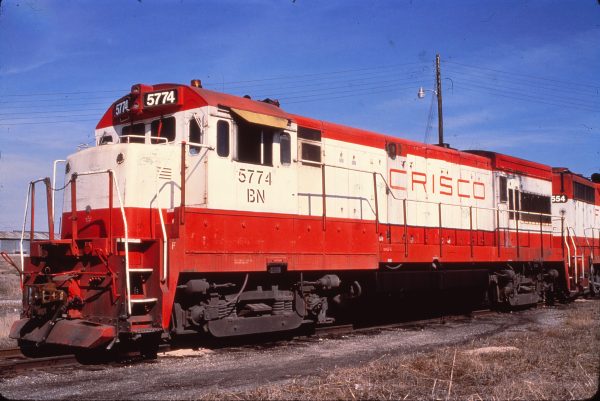 U30B 5774 (Frisco 836) at Sherman, Texas in February 1981 (C.P. Ayers)