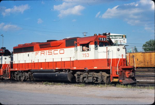 GP40-2 753 in the St. Louis, Missouri area on August 12, 1980 (J. Harlan Wilson)