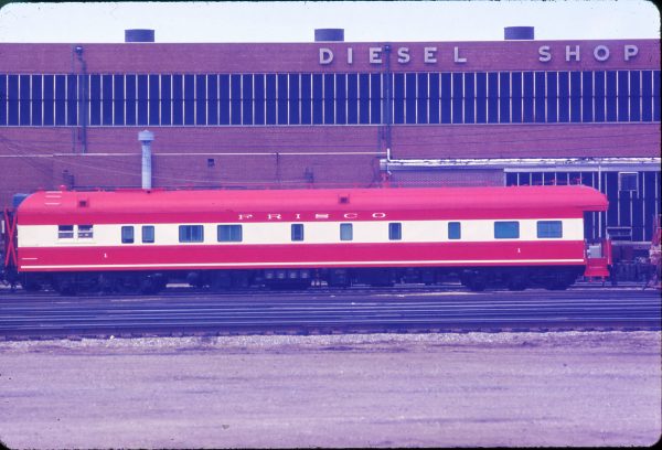 Business Car 1 at Springfield, Missouri in April 1975