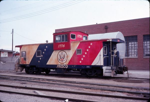 Caboose 1776 at Wichita, Kansas on January 7, 1978 (Allan Ramsey)
