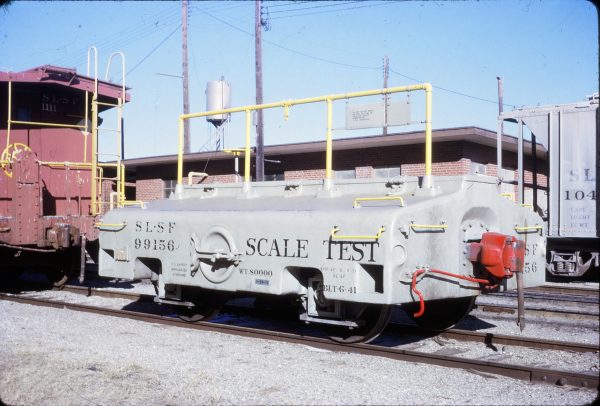 Scale Test Car 99136 at Wichita, Kansas in February 1972