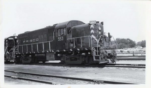 RS-2m 553 at Springfield, Missouri on July 26, 1961 (Arthur B. Johnson)