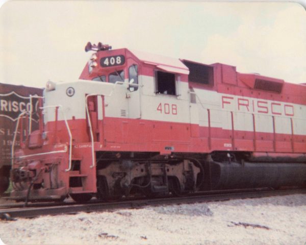 GP38-2 408 (location unknown) in August 1975