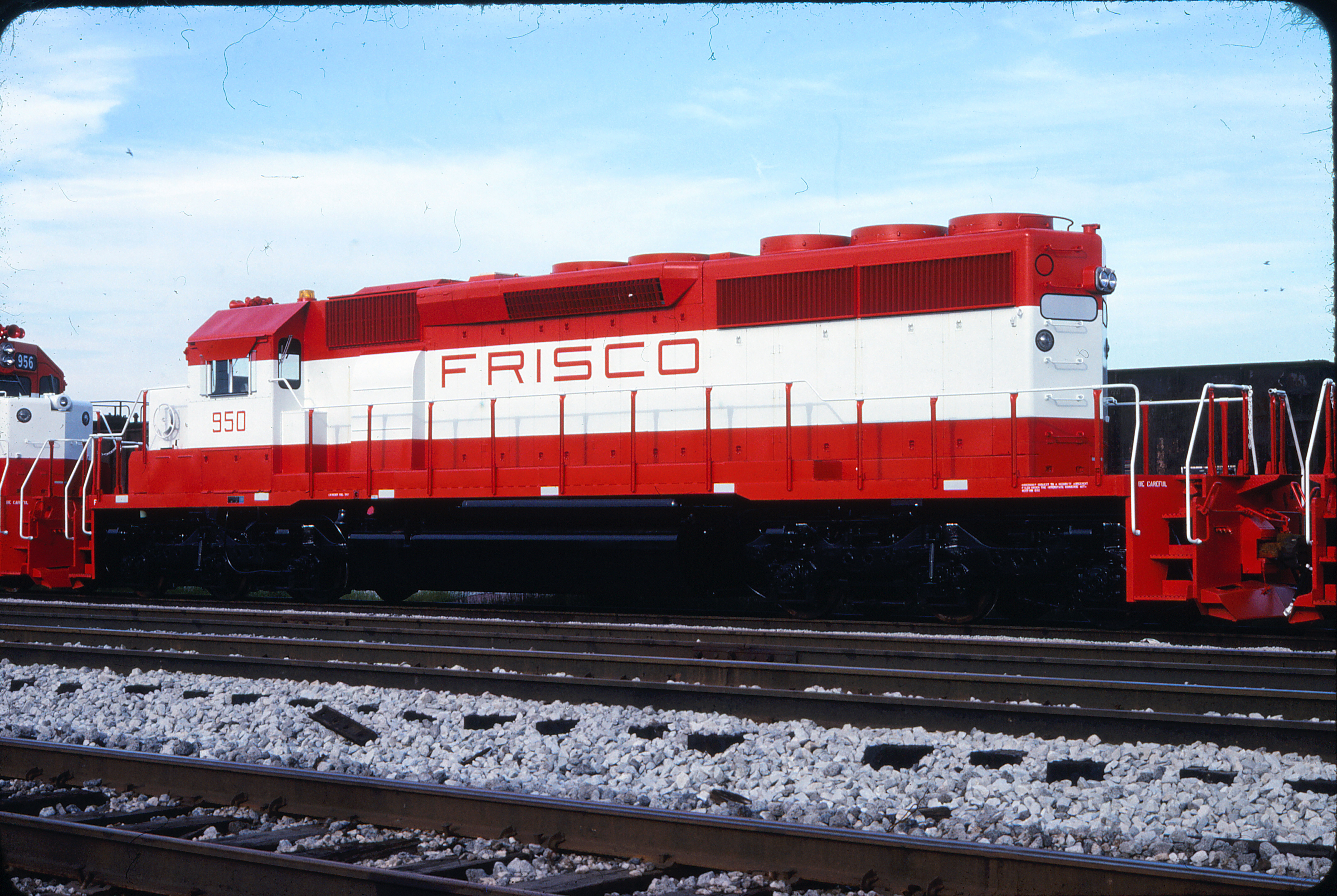 SD40-2 950 at East Hazel Crest, Illinois on July 17, 1978
